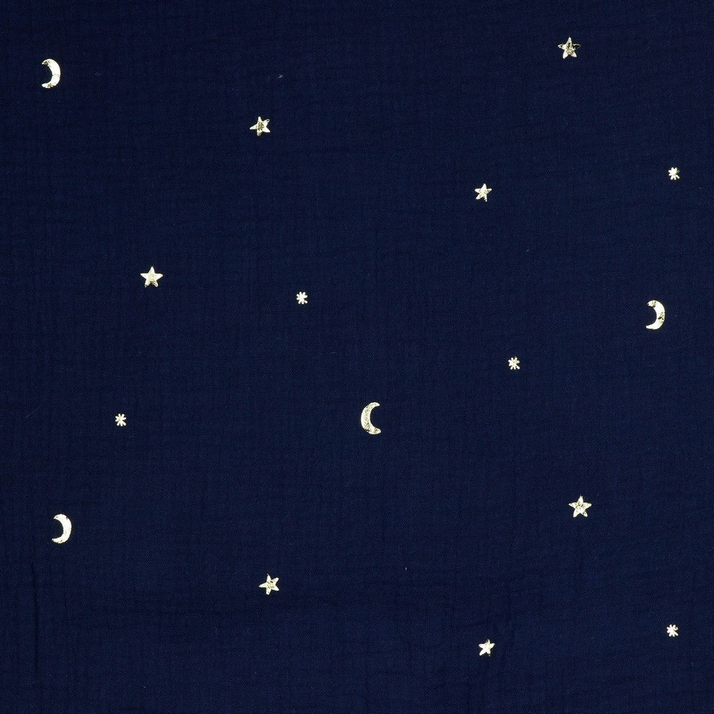 Moon and Stars Hydrofiel – Navy - The Final Stitch