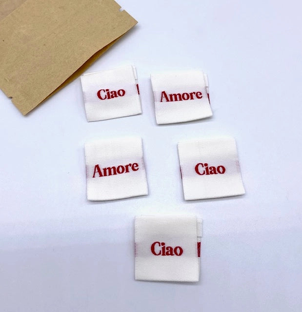 Label 'Ciao Amore' - L’Étiquette Home Couture - The Final Stitch