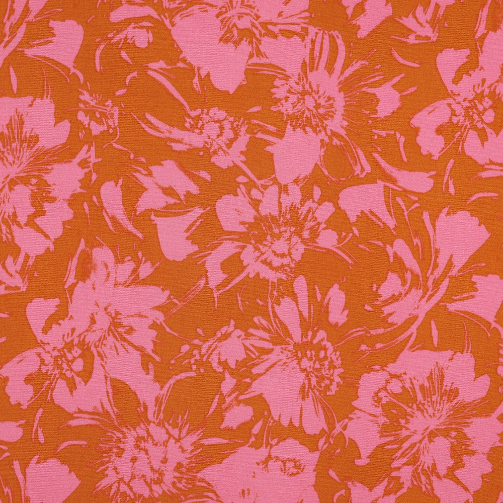 
                  
                    Big Flowers Pink Orange - Rosella Stretch
                  
                