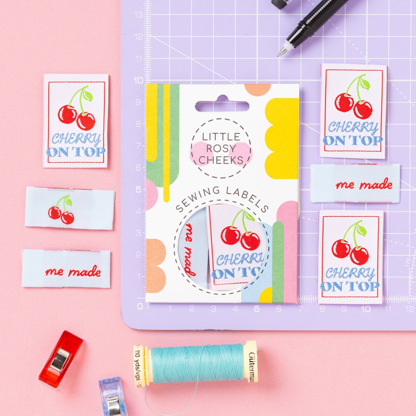 CHERRY ON TOP - Sewing Labels Little Rosy Cheeks – The Final Stitch